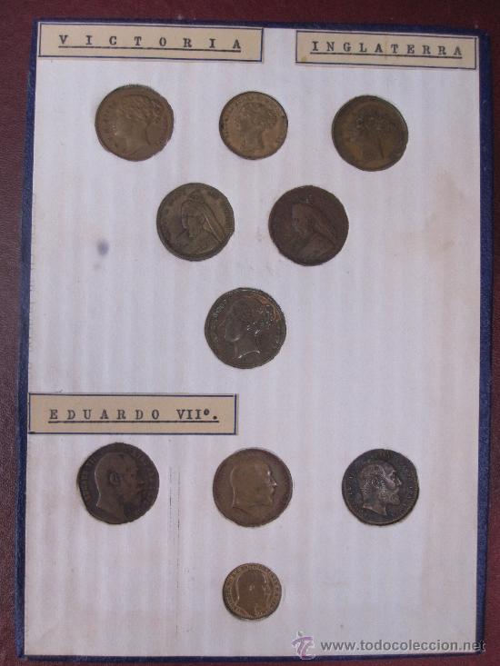 Moedas antigas da Europa: LOTE DE 10 PIEZAS EN COBRE DE LA REINA VICTORIA Y EDUARDO VII. INGLATERRA.SIGLOS XIX Y XX