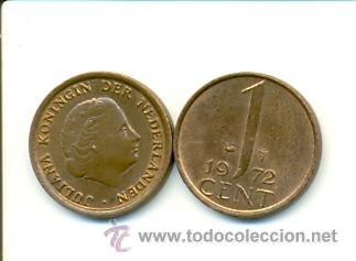 Monedas antiguas de Europa: 4-1396. Moneda Holanda. 1 Cent. 1973. BC - Foto 1