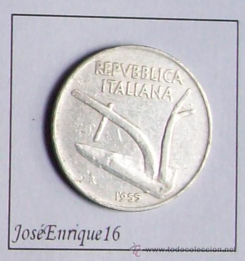Monete antiche di Europa: REPUBBLICA ITALIANA 10 LIRE 1955