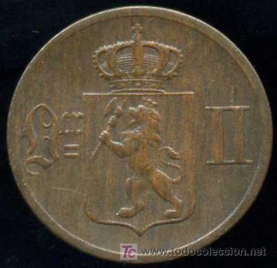 Monedas antiguas de Europa: NORUEGA : 1 Ore 1899 - Foto 1