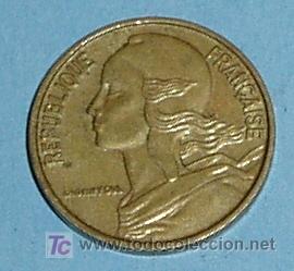 Monedas antiguas de Europa: FRANCIA 5 CENTIMES 1966. KM 933 - Foto 1