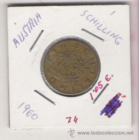 Monedas antiguas de Europa: AUSTRIA MONEDA DE 1 SCHILLING DE 1960 - Foto 1