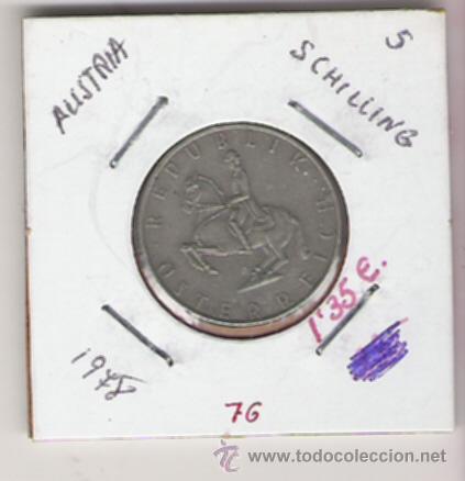 Monedas antiguas de Europa: AUSTRIA MONEDA DE 5 SCHILLING DE 1978 - Foto 1