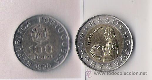 Monete antiche di Europa: REPUBLICA PORTUGUESA   * 100 ESCUDOS  1.990 *