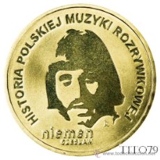 Monedas antiguas de Europa: POLONIA 2 ZLOTE 2009 MUSICO CZESLAW NIEMEN. Lote 376046944