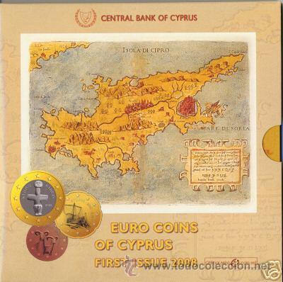 Monedas antiguas de Europa: Cartera Chipre 2008 - Foto 1