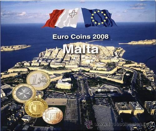 Monedas antiguas de Europa: Cartera Malta 2008 - Foto 1
