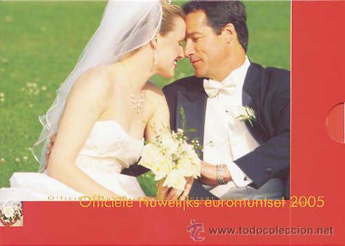 Monedas antiguas de Europa: Cartera Holanda 2005 boda - Foto 1