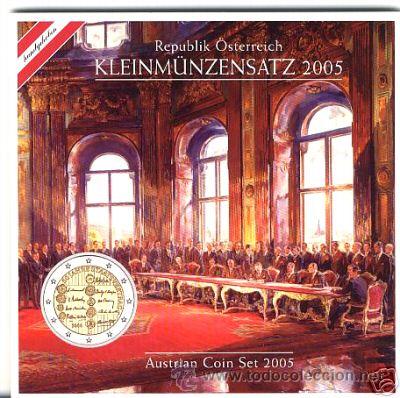 Monedas antiguas de Europa: Cartera Austria 2005 - Foto 1