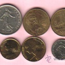 Monedas antiguas de Europa: FRANCIA - LOTE DE 10 MONEDAS (VER FOTOGRAFIAS)