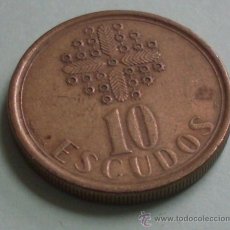 Monedas antiguas de Europa: MONEDA 10 ESCUDOS 1987 - PORTUGAL - LA DE LA FOTO
