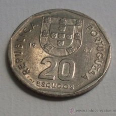 Monedas antiguas de Europa: MONEDA 20 ESCUDOS - 1987 - PORTUGAL 