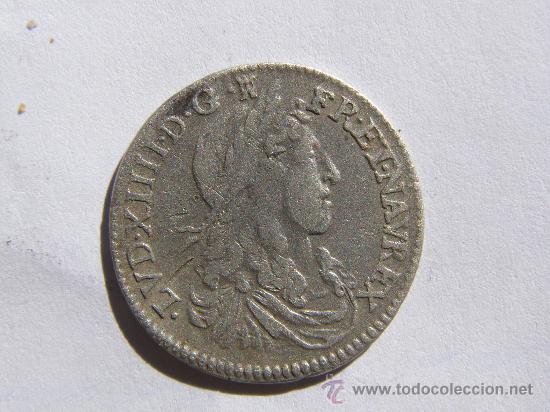 Monete antiche di Europa: FRANCIA.LOUIS XIV.10 SOLS( 1/12 ECU ).LIMOGES.1661.PLATA