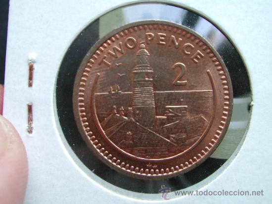Monedas antiguas de Europa: GIBRALTAR 2 PENCE 1988 AA - Foto 2