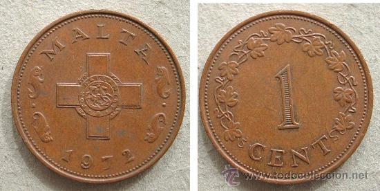 Monedas antiguas de Europa: MALTA 1 CENT 1972 - Foto 1