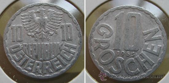 Monedas antiguas de Europa: AUSTRIA 10 GROSCHEN 1952 - Foto 1
