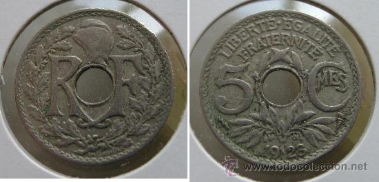 Monedas antiguas de Europa: FRANCIA 5 CENTIMOS 1923 - Foto 1