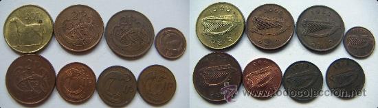 Monedas antiguas de Europa: 6 monedas de Irlanda - Foto 1