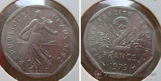 Monedas antiguas de Europa: FRANCIA 2 FRANCOS 1979 - Foto 1