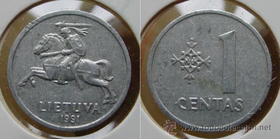 Monedas antiguas de Europa: LITUANIA 1 CENTAS 1991 - Foto 1
