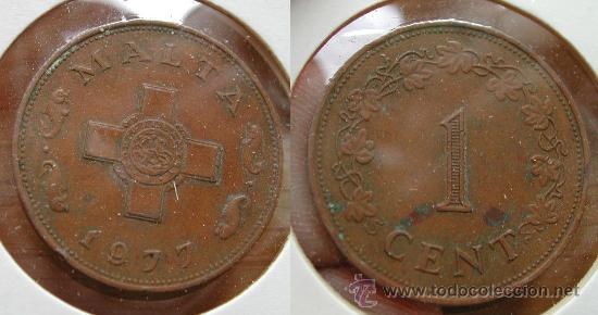 Monedas antiguas de Europa: MALTA 1 CENT 1975 - Foto 1