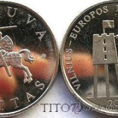 Monedas antiguas de Europa: LITUANIA / LITHUANIA 1 LITAS 2009 VILNIUS CAPITAL EUROPEA DE LA CULTURA. Lote 374006114