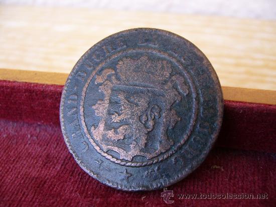 Monedas antiguas de Europa: Luxemburgo - 10 Centimes 1870 - Foto 2