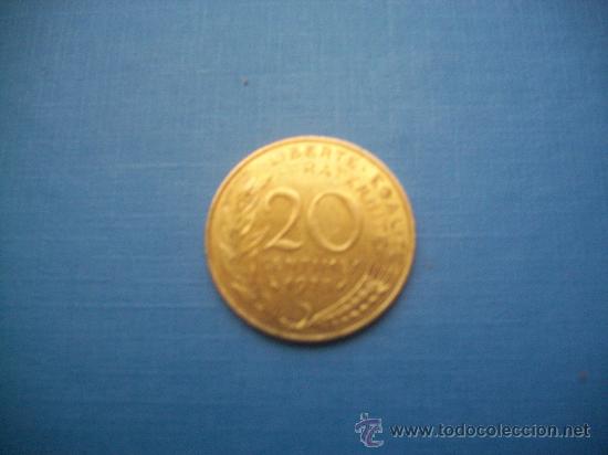 Monedas antiguas de Europa: 20 CENTIMOS FRANCIA 1978 - Foto 1