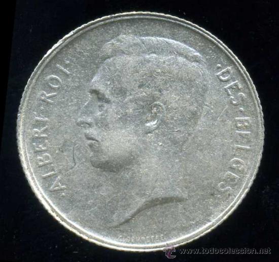 Moedas antigas da Europa: BELGICA (DES.BELGES) : 1 FRANK 1910 - (PLATA)