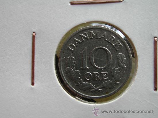 Monedas antiguas de Europa: DINAMARCA 10 ORE 1965 - Foto 2