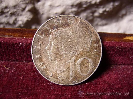 Monedas antiguas de Europa: Austria - 10 Schilling 1971 - Foto 1