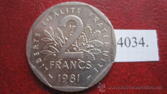 Monedas antiguas de Europa: Francia , 2  francos  1981 - Foto 1