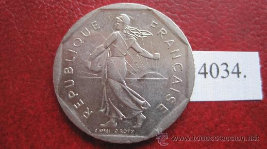 Monedas antiguas de Europa: Francia , 2  francos  1981 - Foto 2