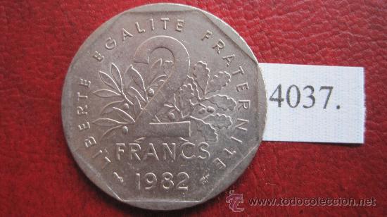Monedas antiguas de Europa: Francia , 2  francos  1982 - Foto 2