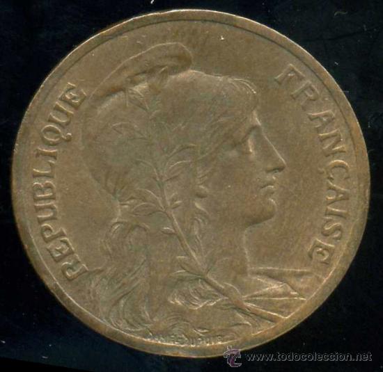 Monedas antiguas de Europa: FRANCIA  : 5 CENT 1899 - Foto 1