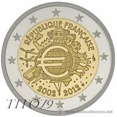 Monedas antiguas de Europa: FRANCIA 2 EUROS 2012 10º ANIVERSARIO DEL EURO. Lote 278699413