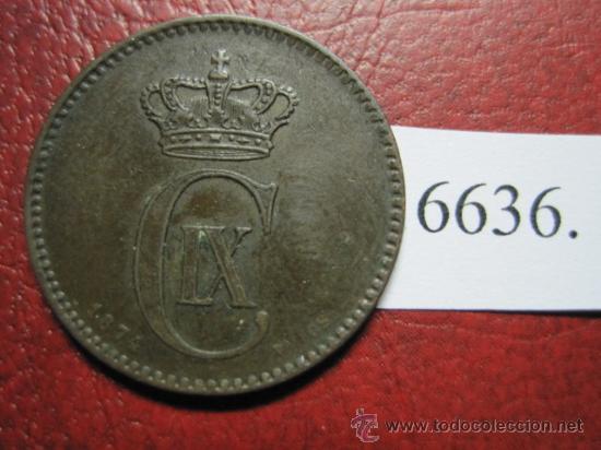 Monedas antiguas de Europa: Dinamarca , 2  ore  1874 - Foto 1