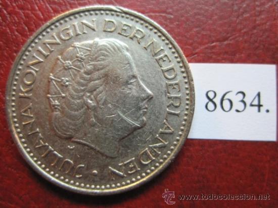 Monedas antiguas de Europa: Holanda ,  1  gulden  1970 - Foto 2