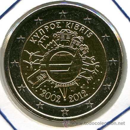 Monedas antiguas de Europa: Moneda de 2 &euro; conmemorativa, Chipre 2012 - Foto 1