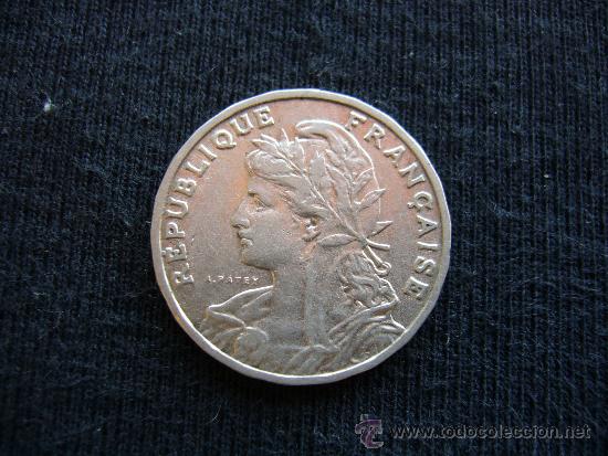 Monedas antiguas de Europa: Francia 25 Centimos 1904 - Foto 2