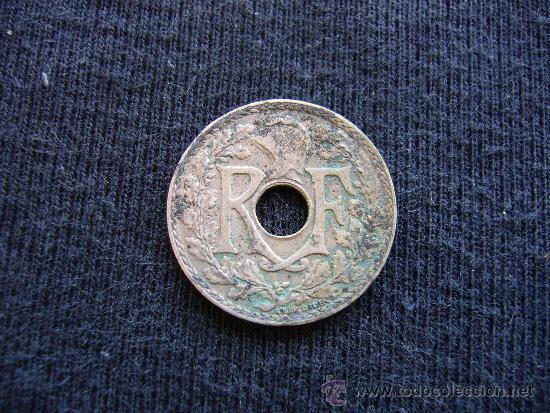 Monedas antiguas de Europa: Francia 10 Centimos 1938 - Foto 2