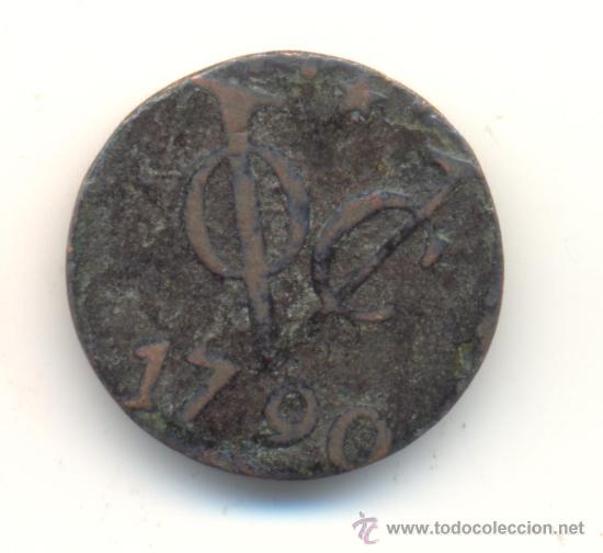 Monete antiche di Europa: UN DUIT 1790 INDIAS HOLANDESAS HOLANDA