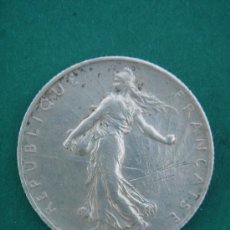 Monedas antiguas de Europa: DOS FRANCOS DE PLATA -FRANCIA 1915-. IDEAL COLECCIONISTAS.. Lote 33429919