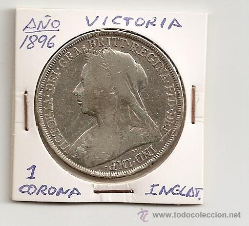 Antigua y muy rara moneda victoria 1896 dei. gr - Vendido en Venta