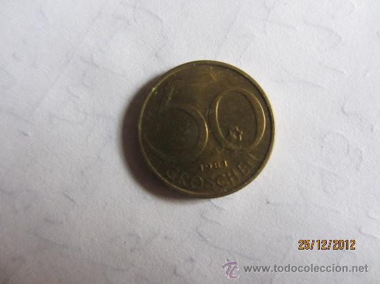Monedas antiguas de Europa: 50 grschen austria 1981 - Foto 1