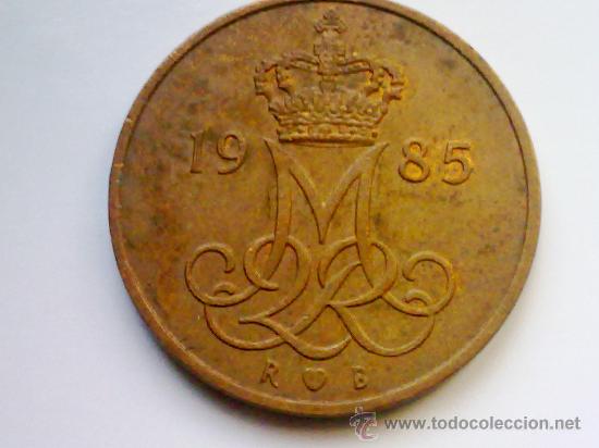 Monedas antiguas de Europa: DINAMARCA 5 ORE 1985 - Foto 1