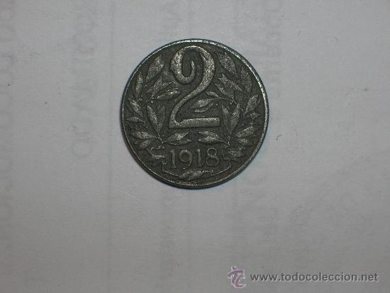 Monedas antiguas de Europa: AUSTRIA 2 HELLER 1918 (1209) - Foto 1