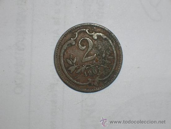 Monedas antiguas de Europa: AUSTRIA 2 HELLER 1907 (1213) - Foto 1
