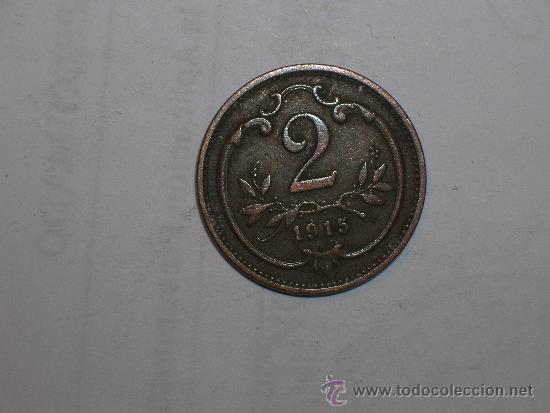 Monedas antiguas de Europa: AUSTRIA 2 HELLER 1915 (1218) - Foto 1