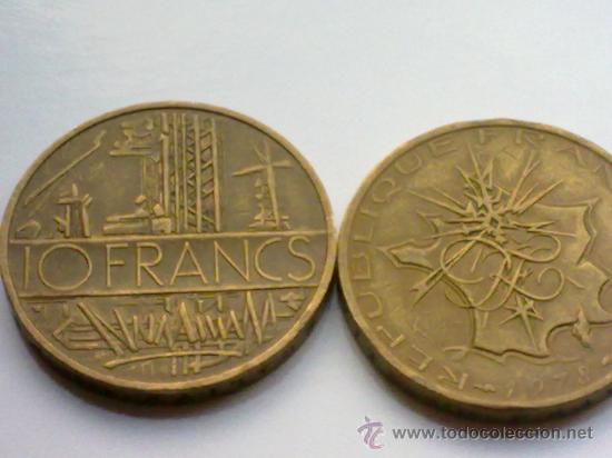 Monedas antiguas de Europa: FRANCIA 10 FRANCOS 1978 - Foto 1